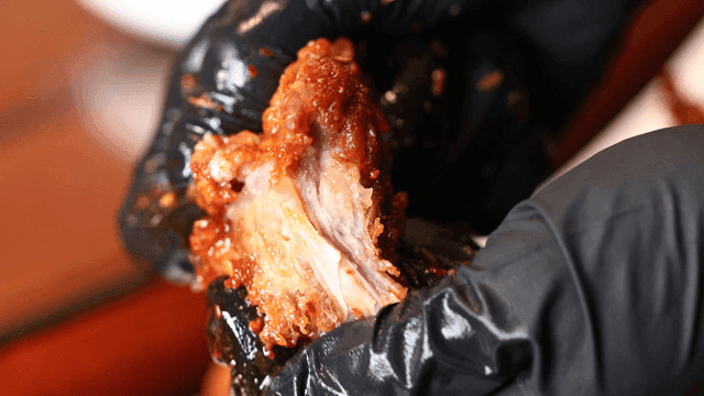 Spicy Xiangla Lamb Ribs Shredded with Gloves