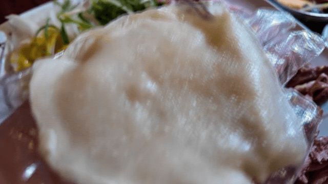 장갑에 올려먹는 밀전병