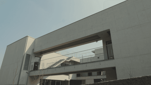 Modern architecture with clear sky