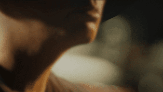 Silhouette of man talking to someone