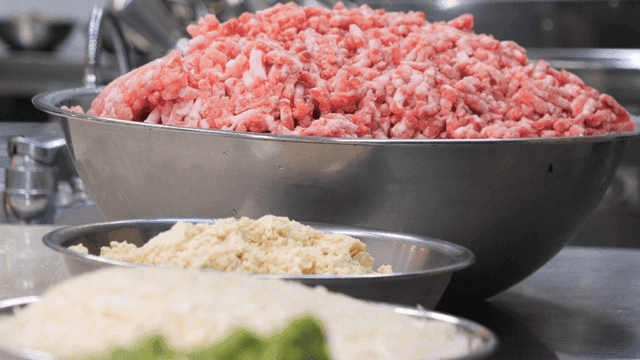 Various ingredients prepared in bowls