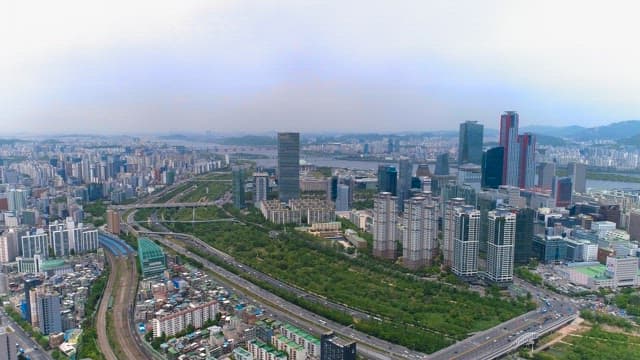 Expansive View of a Modern Cityscape