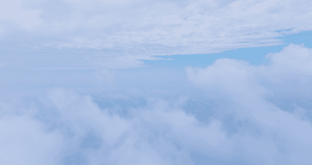 Vast sky filled with clouds