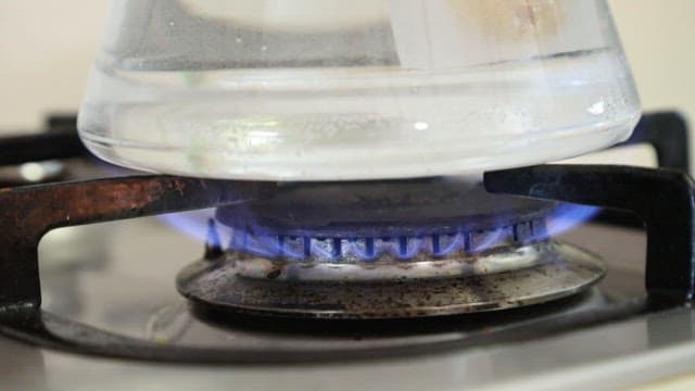 보스웰리아 티백을 주전자에 넣어 우리는 모습