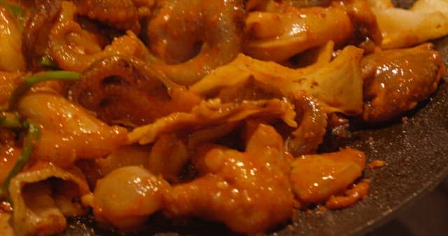 Octopus Stir-Fried in Spicy Seasoning