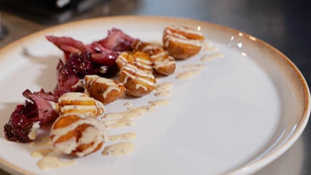 Gourmet Meal Plating with Artistic Touch