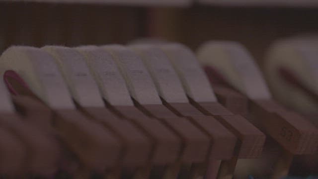 Damper Connected to Piano Keys