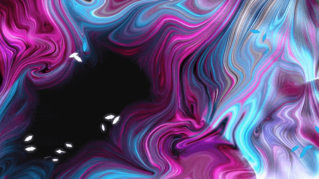 Colorful swirling abstract patterns