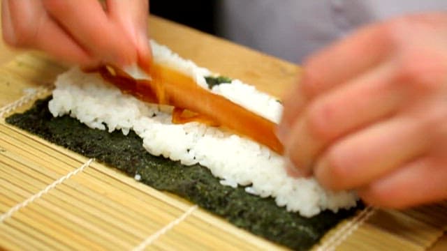 간뾰마끼를 만드는 과정