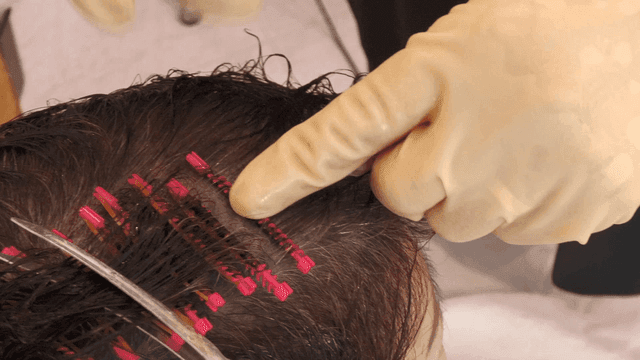 Hair perm process using tools
