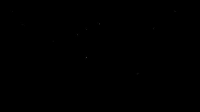 밤의 어둠을 밝히는 반딧불이 그래픽 효과