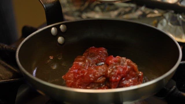 가스레인지에서 만드는 불고기