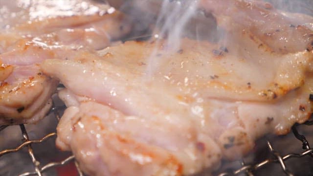 지글거리는 숯불닭갈비