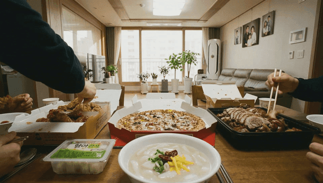 People who eat delivery food