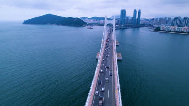 Gwangandaegyo Bridge Over the Vast Sea