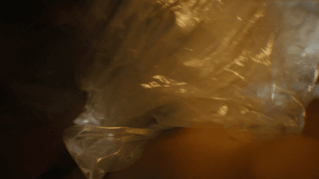 Person strangling person with rope