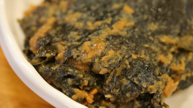 양념에 무친 깻잎