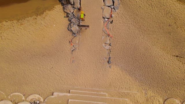 People enjoying a scenic beach view