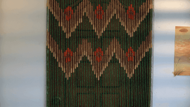 화려한 장식용 구슬 커튼