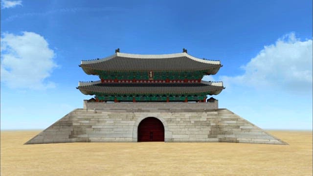 Animation restoring the past appearance of Sungnyemun Gate