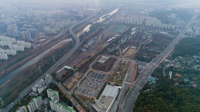 Urban Cityscape and Roads