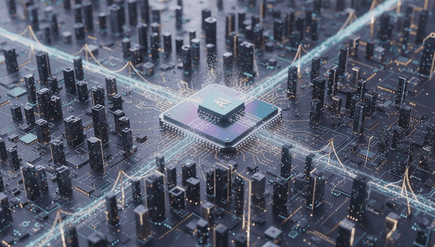 AI chips integrated into circuit