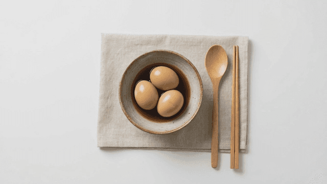 Soy sauce braised eggs