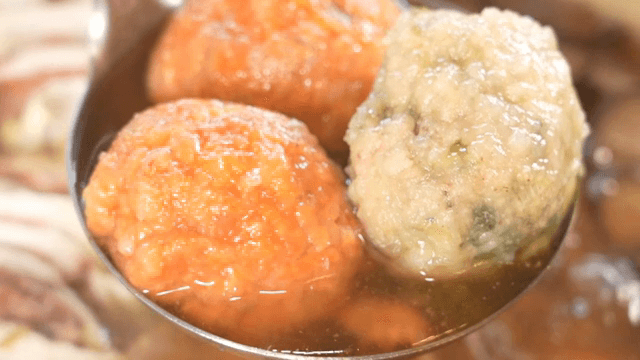 Dumplings in Korean hot pot