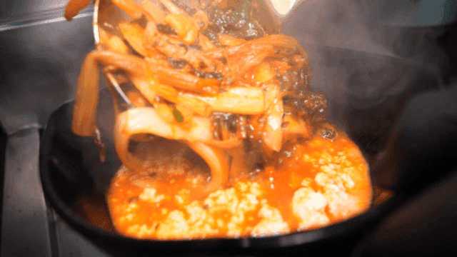Hot Sundubu Jjamppong in Bowl