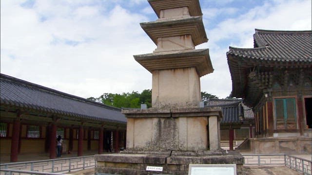 고즈넉한 불국사의 석가탑