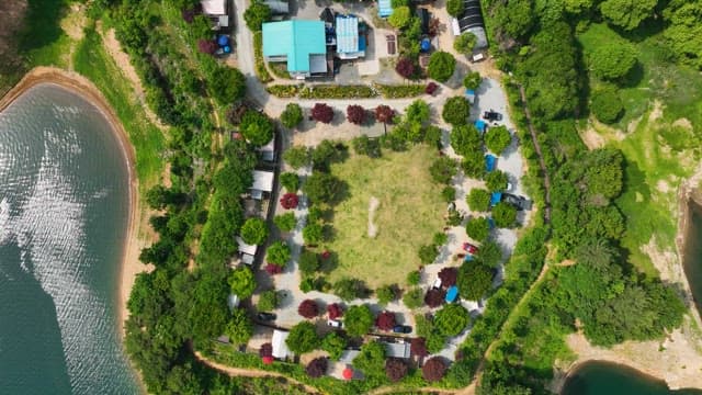 Camping Site Located on the Water's Edge