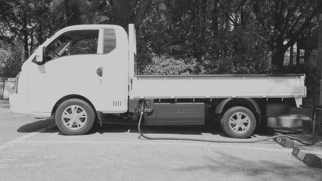 Charging an electric vehicle outdoors