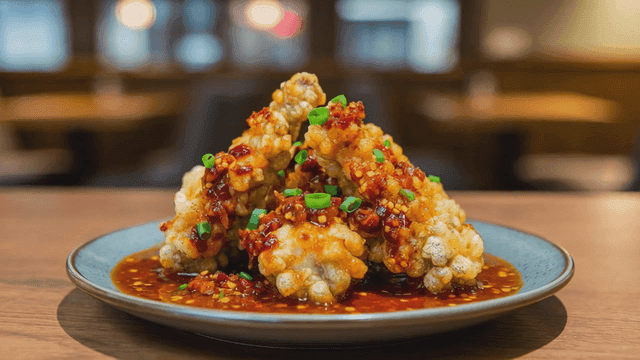 Spicy and crispy Kkanpunggi