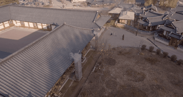 마을의 전통 한옥