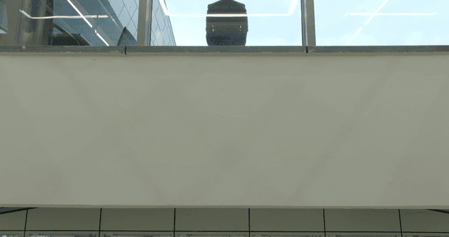 사무실 옥상 서 있는 회사원 뒷모습