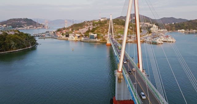 Bridge connecting coastal villages