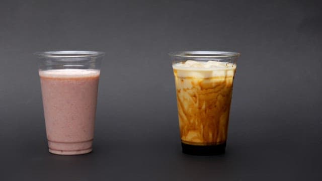 다양한 음료의 설탕 함량 비교