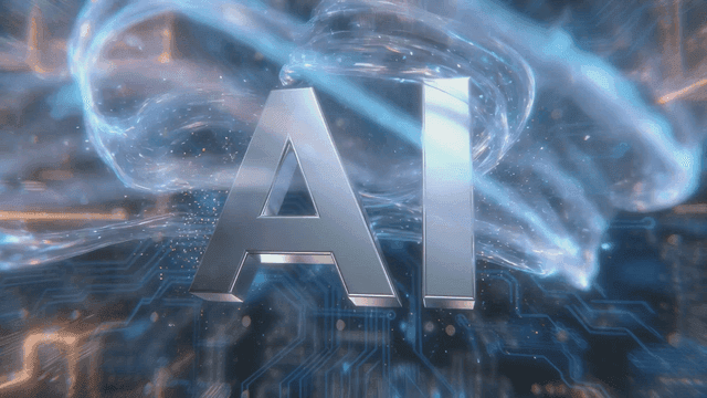 디지털 파동에 둘러싸인 AI