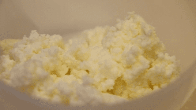 Bowl of whipped cream