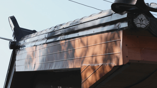 Traditional hanok roof tile