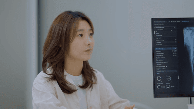 진단 결과를 받고 안도하는 환자의 모습
