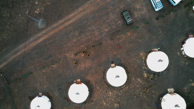 View Overlooking the Settlement of Nomads