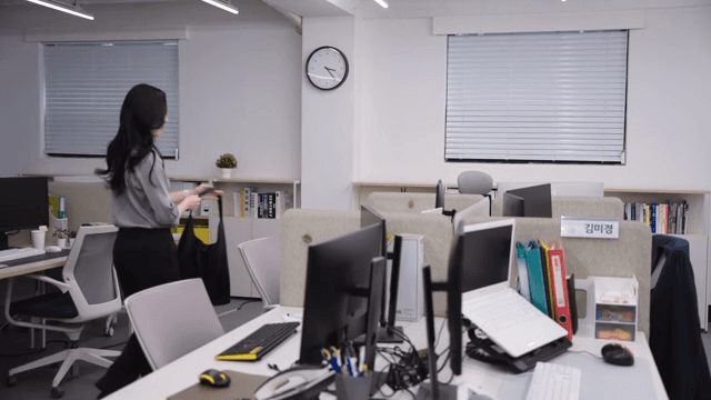 직장인이 하루를 시작하는 모습