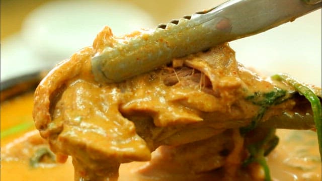 잘 끓고 있는 매콤한 닭볶음탕