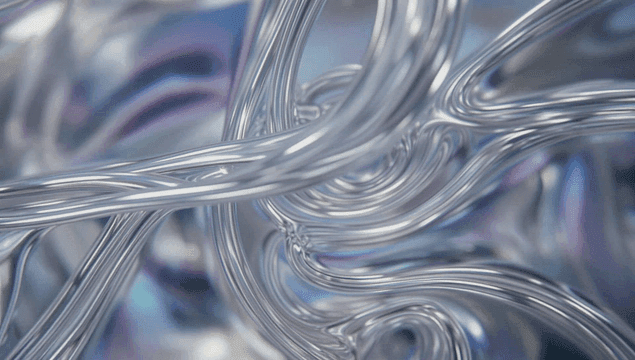 Intricate swirling patterns in motion
