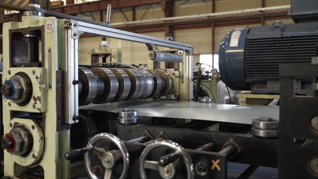 Industrial machinery in a factory setting