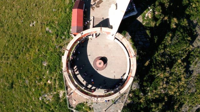 원형 전망대의 전경