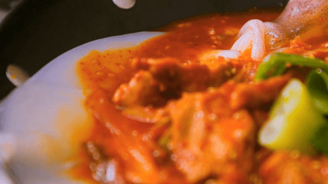 야채가 들어간 오삼불고기