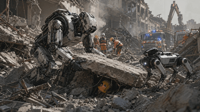 Robots that help with disaster recovery