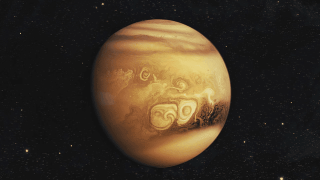 우주에서 본 가스 행성